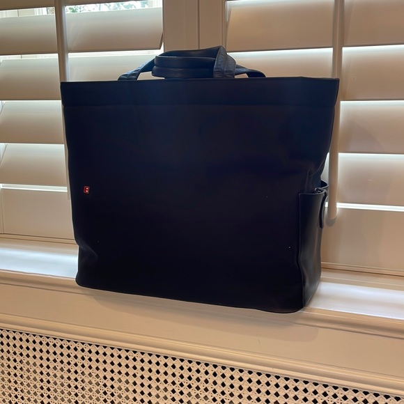 Bally black canvas and leather tote with dust bag - Picture 1 of 9